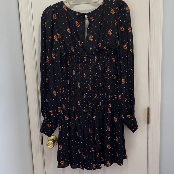 Free People Square Neck Mini Dress Size SP - Picture 12 of 17